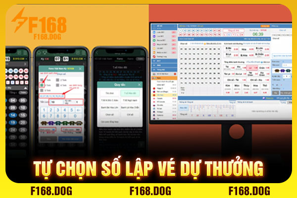 Tự chọn số lập vé dự thưởng Tự chọn số lập vé dự thưởng